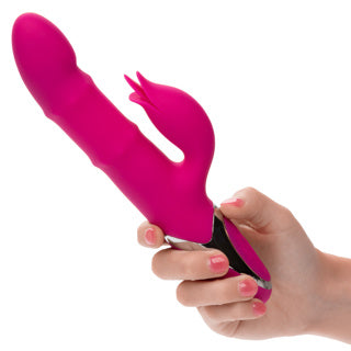 Double Simulateur Lapin - Calexotics - Enchanted Embrace - Rose
