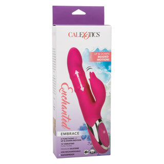 Double Simulateur Lapin - Calexotics - Enchanted Embrace - Rose