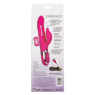 Double Simulateur Lapin - Calexotics - Enchanted Embrace - Rose
