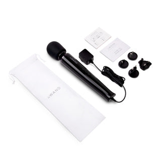 Vibromasseur - Le Wand - Masseur vibrant Plug-in - Noir