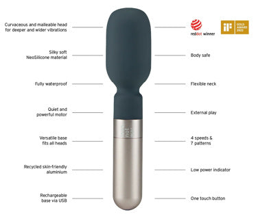Koi - Vibromasseur silencieux pour stimulation clitoridienne