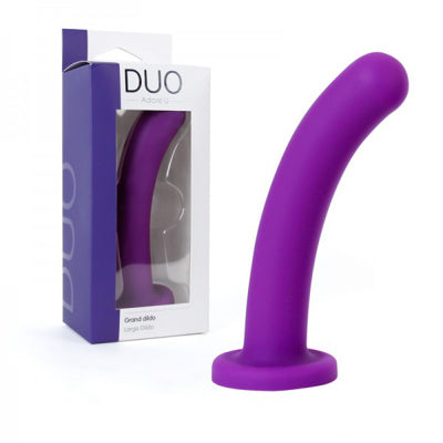Adore U - DUO - Dildo courbé et arrondi - Mauve