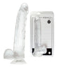 Dildo - Adore U - Luke Dildo 12po Avec Testicules - Transparent