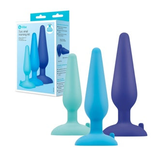 Plug Anal - B-Vibe - 3Pc Anal Training Kit