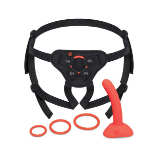 Le jeu en duo - B-Vibe - Beginners Strap-on Harness 5'' Dildo Peg
