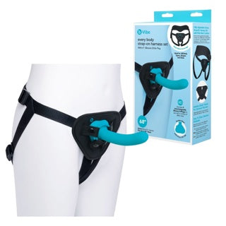 B-Vibe - Every Body Strap On Harness 6'' Dildo