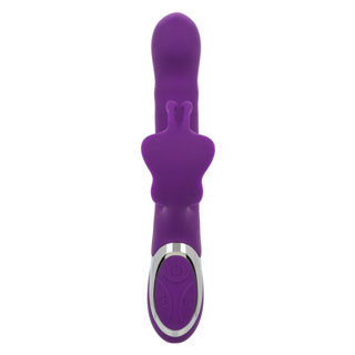 Double Simulateur Vibrateur - Calexotics - Enchanted Flutter - Mauve