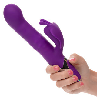 Double Simulateur Vibrateur - Calexotics - Enchanted Flutter - Mauve
