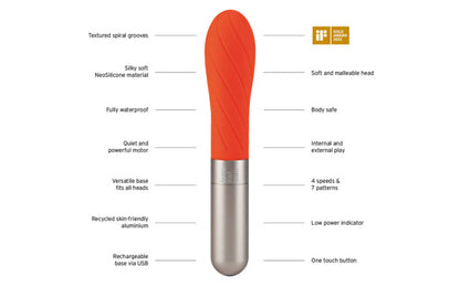 Grá - Vibromasseur pour couples primé pour la stimulation