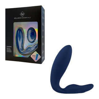 Vibrateur Double - ID - Vibrateur Double Luscious Bleu