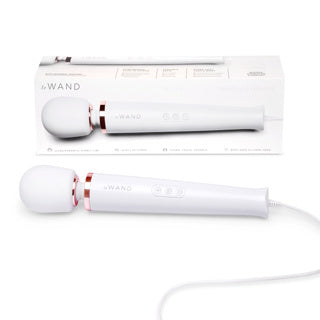 Vibromasseur - Le Wand - Masseur vibrant Plug-in - Blanc