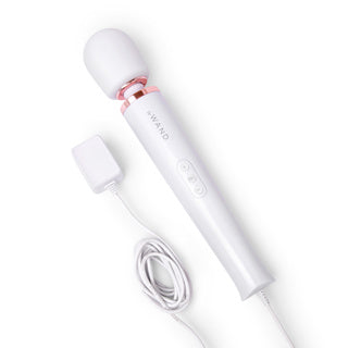 Vibromasseur - Le Wand - Masseur vibrant Plug-in - Blanc