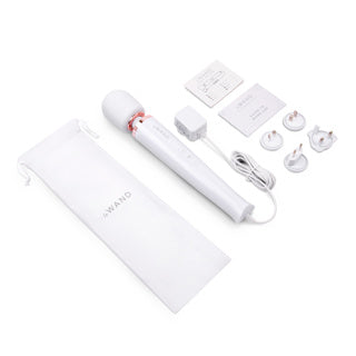 Vibromasseur - Le Wand - Masseur vibrant Plug-in - Blanc