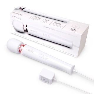 Vibromasseur - Le Wand - Masseur vibrant Plug-in - Blanc