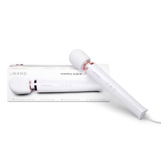 Vibromasseur - Le Wand - Masseur vibrant Plug-in - Blanc