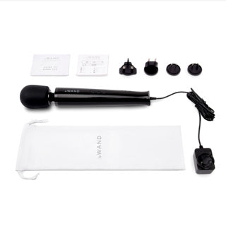 Vibromasseur - Le Wand - Masseur vibrant Plug-in - Noir