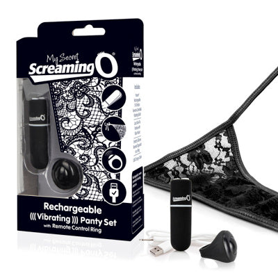 Culotte Vibrante - Screaming O - Rechargeable Vibrating Panty Set