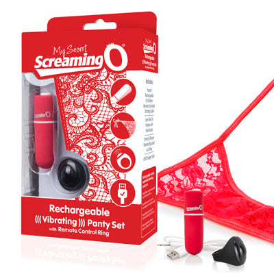 Culotte Vibrante - Screaming O - Rechargeable Vibrating Panty Set