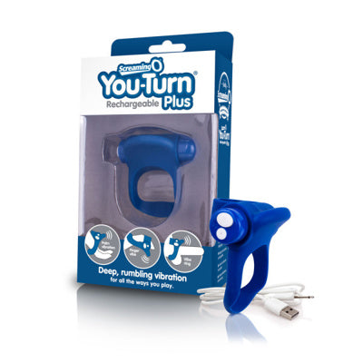 Bague Vibrante - Point G -  Screaming O - You-Turn Plus - Rose