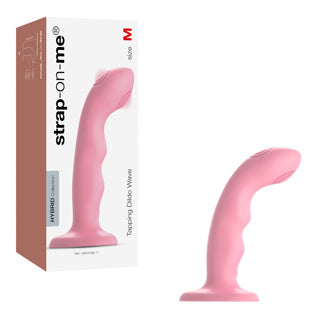 Dildo Vibrant - Strap-on-me - Tapping Dildo Wave - M - Bleu